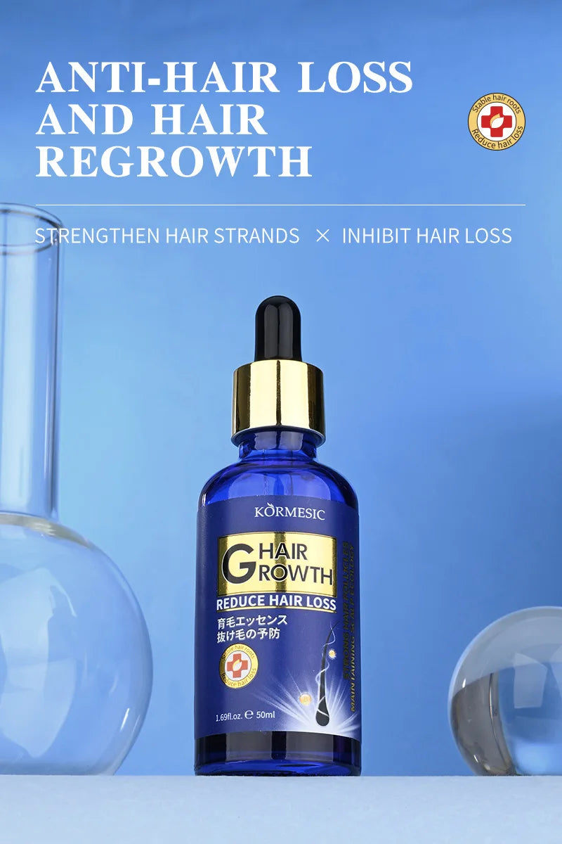 Suero para el Crecimiento del Cabello, Aceite Anticaída y Regenerador, Previene la Calvicie, Repara el Daño, Masajea el Cuero Cabelludo, Hidrata y Nutre, Cuidado Capilar