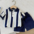 Ropa para niños, ropa para madres y niños, conjuntos para niños, camiseta, pantalones cortos, traje de moda de manga corta de algodón de verano, 2 uds.