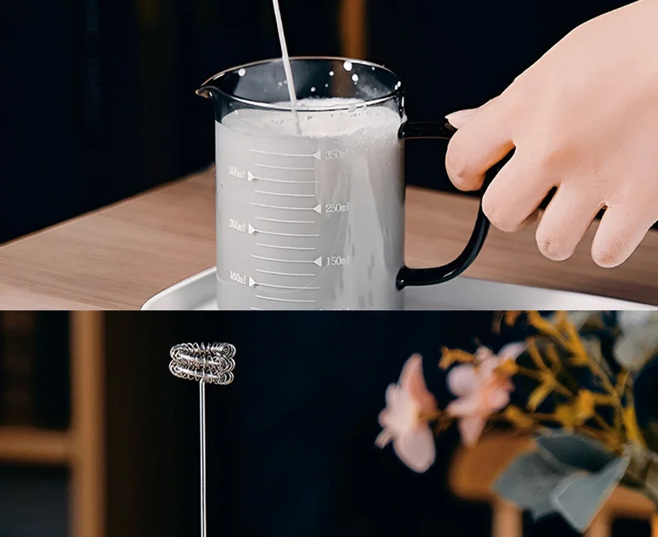 Artículos de cocina 2 en 1, batidor de huevos eléctrico con carga USB, Mini licuadora, accesorios de cocina, mezclador, utensilios para el hogar, barra de doble cabezal