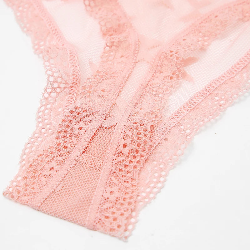 3 uds FINETOO Tanga para mujer bragas de encaje Tanga Sexy para mujer ropa interior de cintura baja comodidad sólida calzoncillos femeninos lencería S-XL