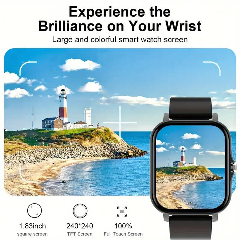 KESHUYOU 2025 nuevo reloj inteligente Bluetooth que habla oxígeno en sangre/Monitor de presión arterial reloj inteligente para mujeres hombres regalo de vacaciones