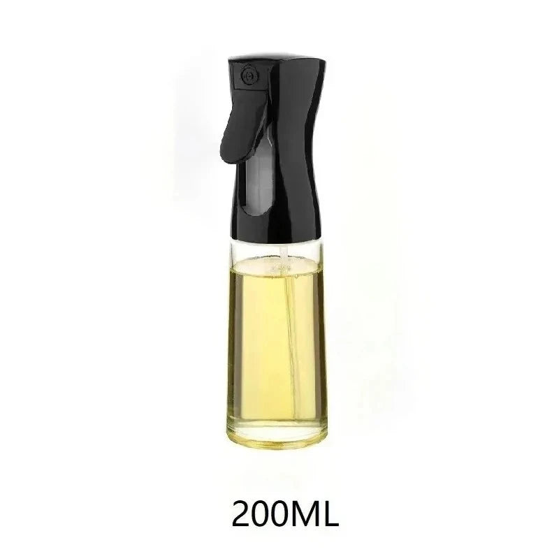 Rociador de Aceite para Cocinar de 200 ml - Dispensador de Aceite de Oliva en Aerosol - Botella Reutilizable de Grado Alimenticio para Aceite y Vinagre