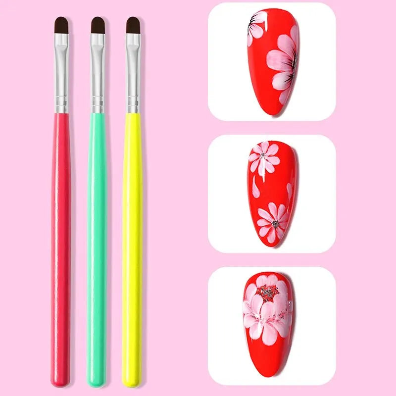 8 Uds. Pincel para decoración de uñas, bolígrafo con puntas 3D, fototerapia, extensión de Gel UV acrílico, delineador de recubrimiento, bolígrafo de pintura, herramientas de manicura DIY
