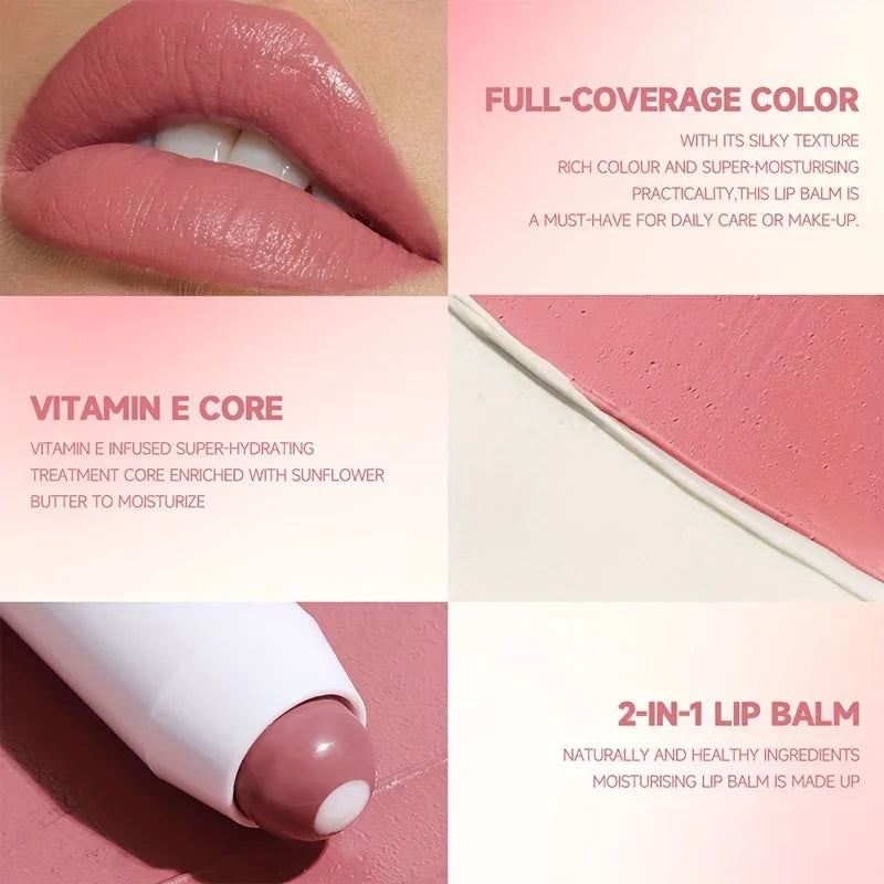 Pintalabios de sándwich Nude, bálsamo labial hidratante de larga duración, Copa antiadherente, esmalte de labios, maquillaje, Base de brillo de labios hidratante
