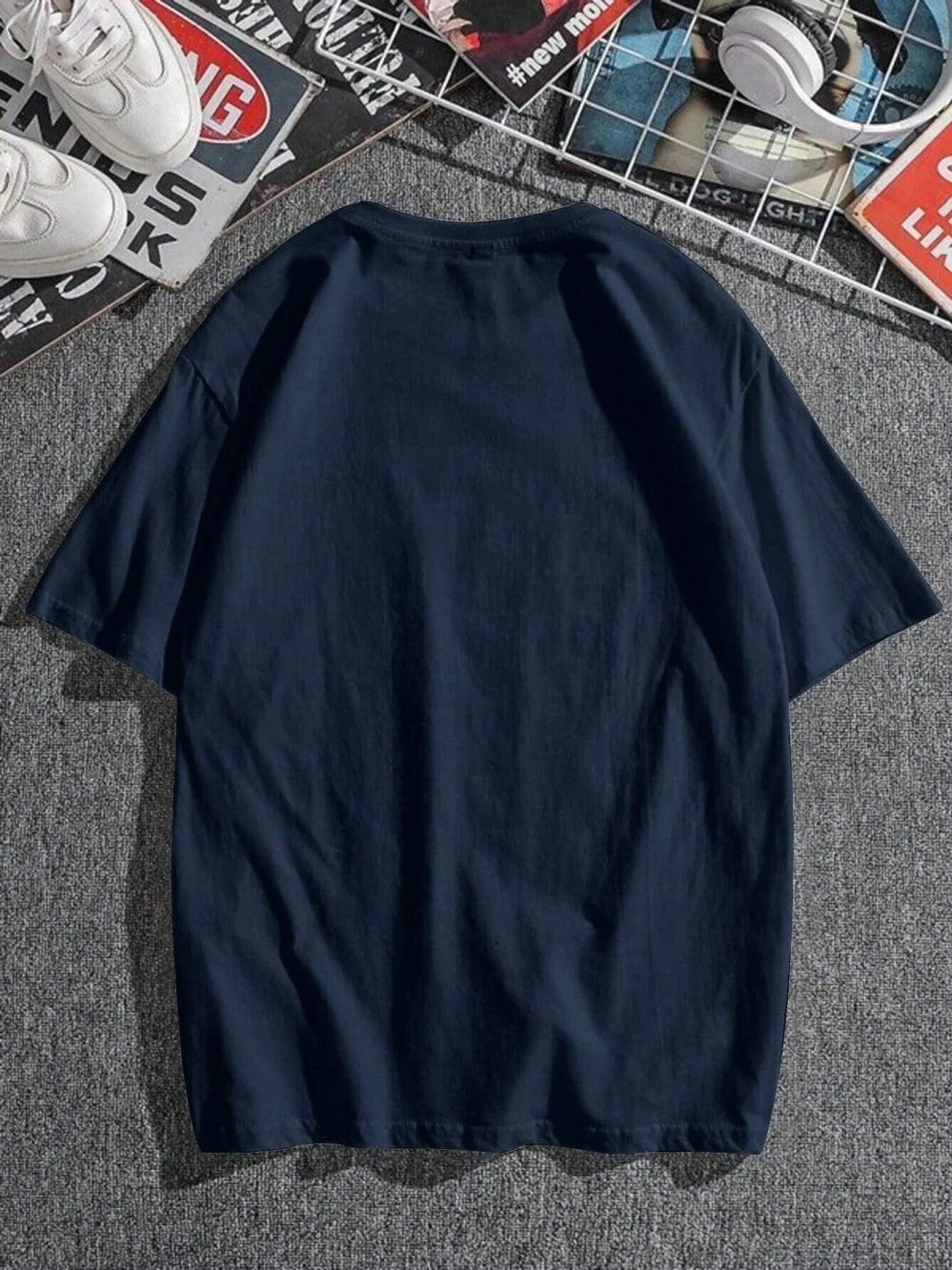 Camisetas con estampado gráfico de letras de ciudad romántica de París, ropa holgada de verano para hombre, camiseta holgada de algodón de gran tamaño, camisetas suaves de calle