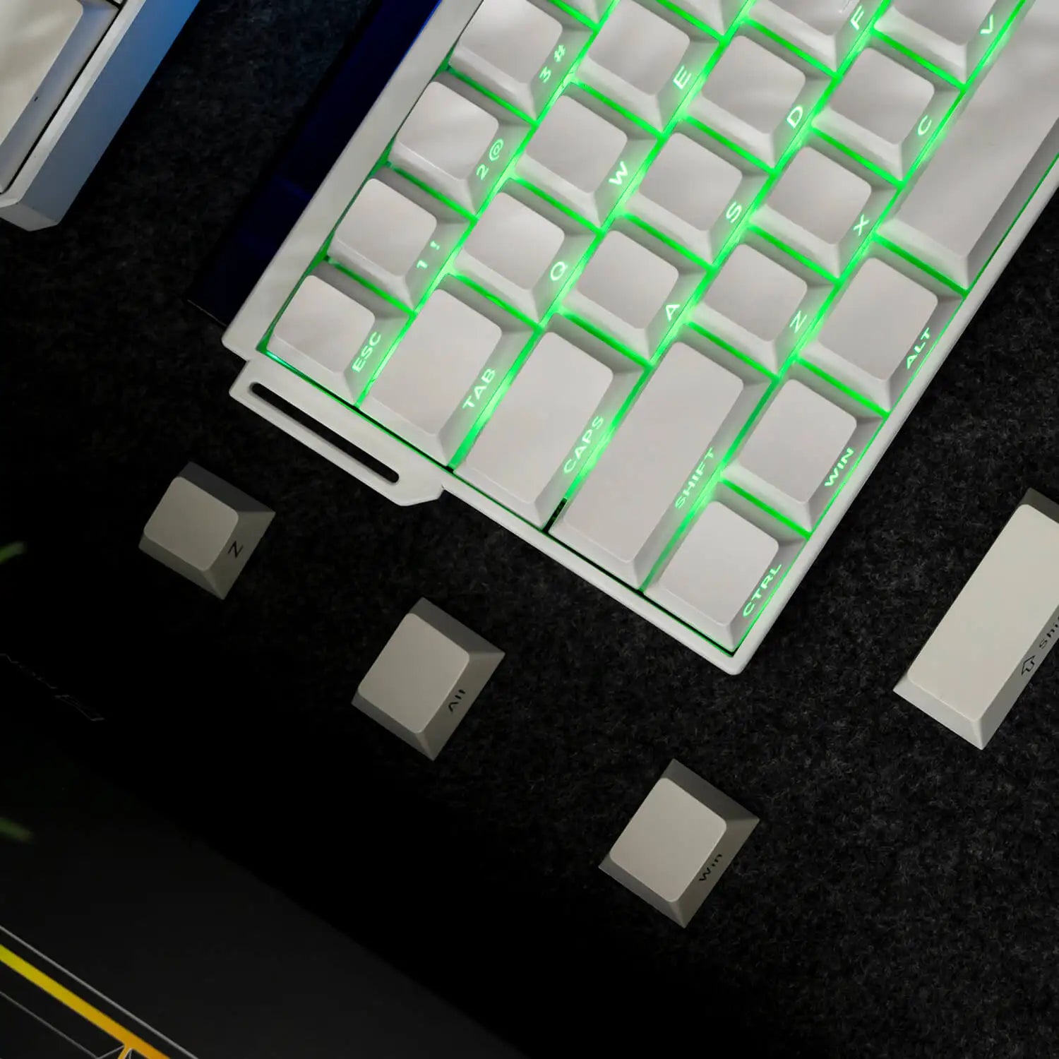 Teclado Veekos Shine60 60% AGRB con Lightbox rt0.01 mm interruptor magnético 8K tipo C con cable e-sports Gaming Teclado mecánico