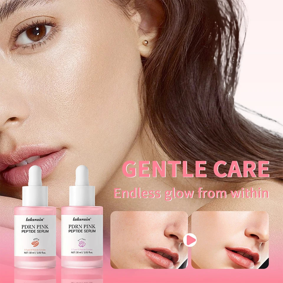 Salmón DNA PDRN, suero péptido rosa, suero brillante rosa, elimina la oscuridad de la piel, hidratante, reafirmante, cuidado de la piel coreano