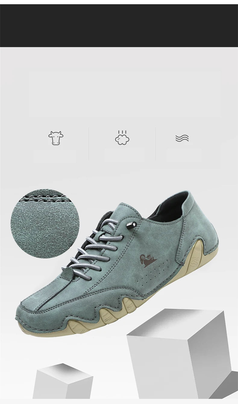 Zapatos de hombre para las cuatro estaciones, nuevos zapatos informales de talla grande, zapatos transpirables de suela suave a la moda para exteriores, zapatos deportivos para caminar para hombre