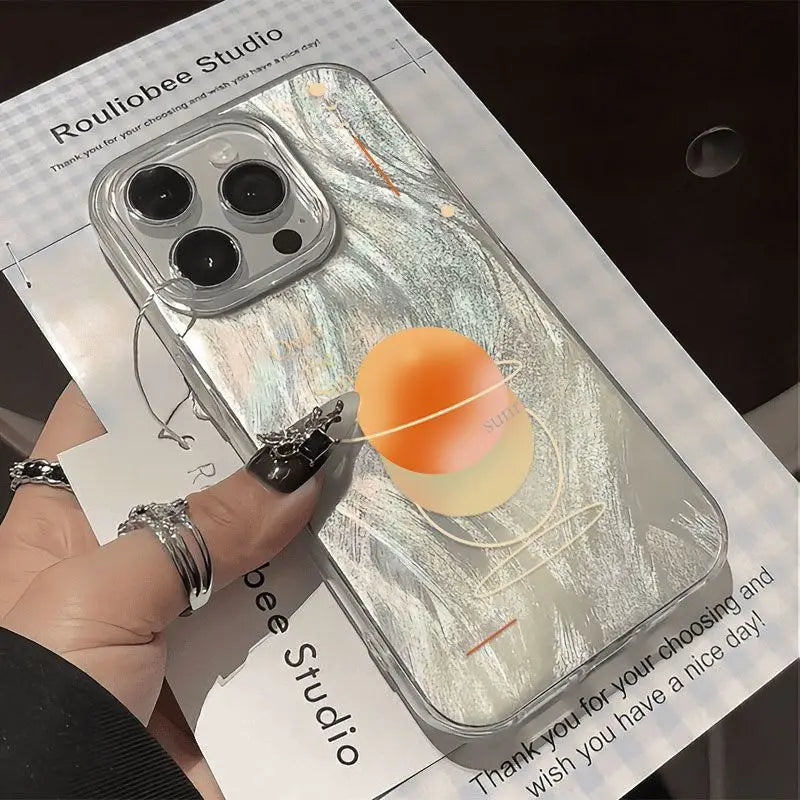 Funda de teléfono Punk Cool Angel Sun para iPhone 16 Pro Max 17 Pro Max 17Air 16E 15 14 13 12 11 Camlet cubierta anticaída