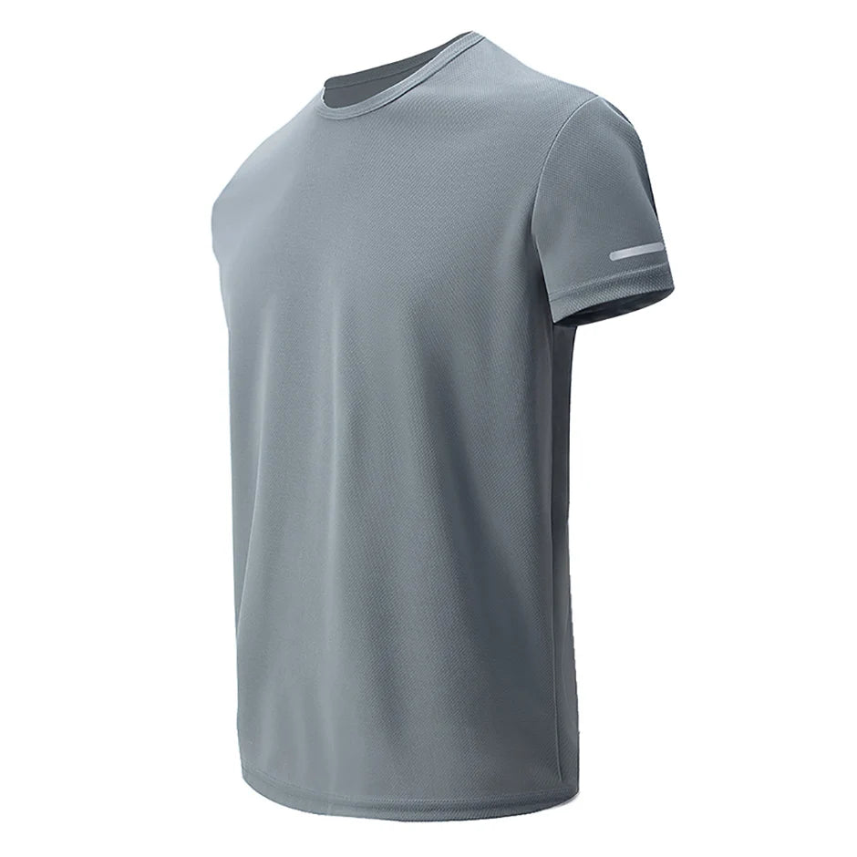 1/4 Uds. Camiseta deportiva de secado rápido de verano para hombre, camiseta holgada y cómoda de manga corta estampada a la moda para adolescentes, camiseta Joker para correr y Fitness