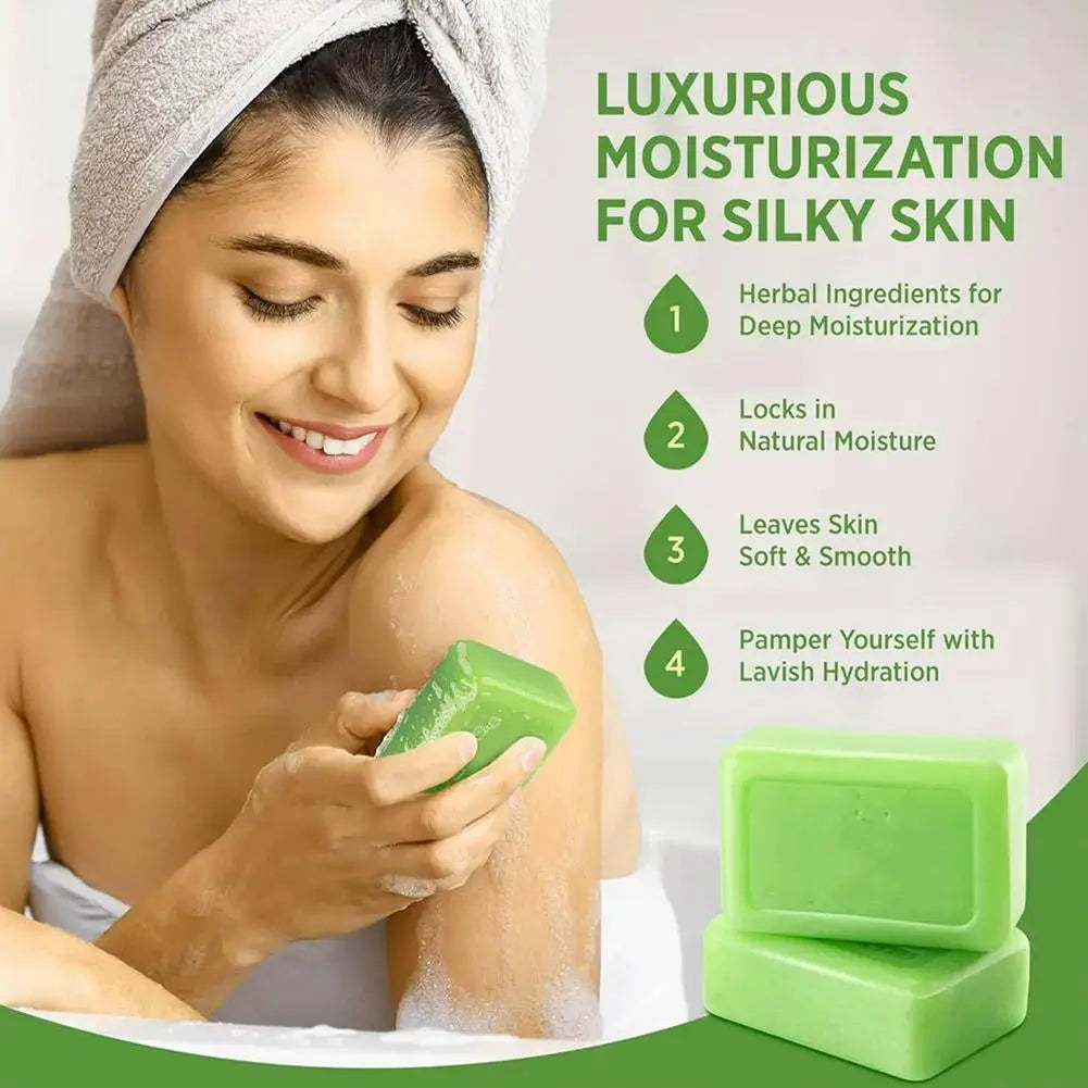 Jabón de Árbol de Té Verde, Jabón en Barra con Aceite de Árbol de Té, Jabones Naturales para Limpiar la Piel del Rostro, Cuerpo y Manos, Jabón en Barra Exfoliante Suave