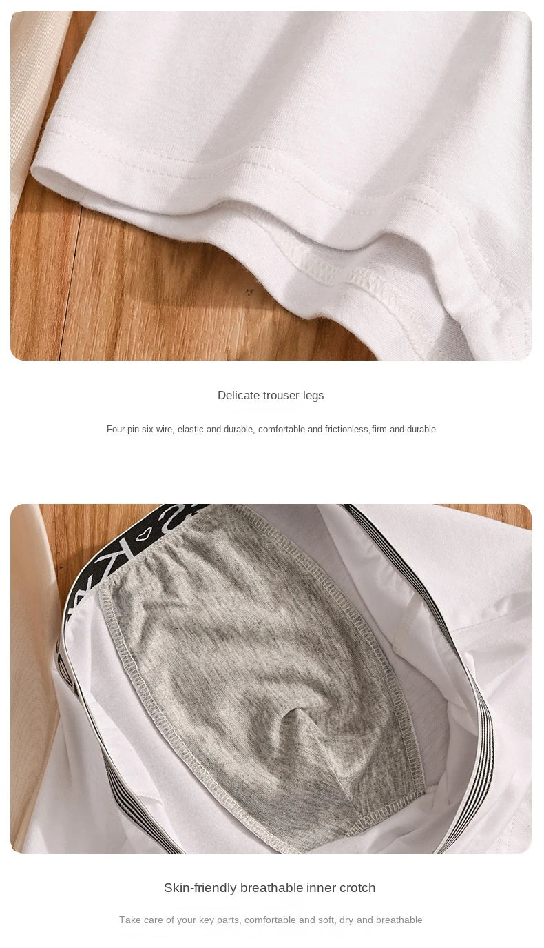 Bóxer de algodón para hombre, ropa interior Sexy, calzoncillos cómodos y suaves, lencería convexa en U de talla grande, 1 piezas