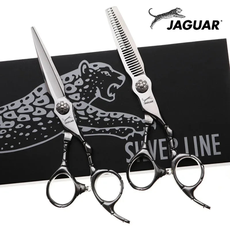 Juego de tijeras de peluquería profesionales de 6 pulgadas, tijeras de peluquero de corte + adelgazamiento, tijeras de pelo con personalidad de alta calidad, 30 dientes