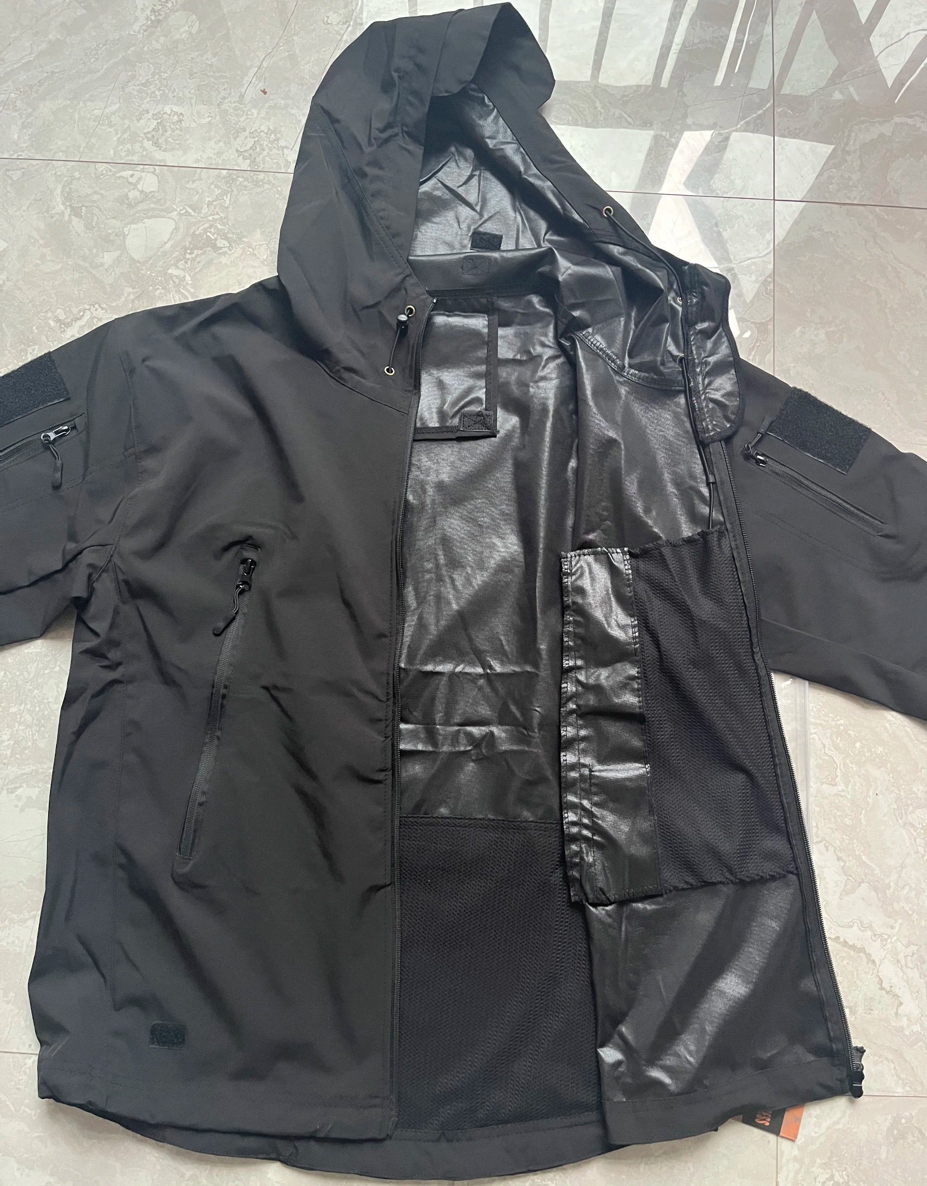 Chaqueta de Piel de Tiburón a la Moda 2024, Chaqueta Táctica Impermeable y Cortavientos para Hombre, Chaqueta con Capucha