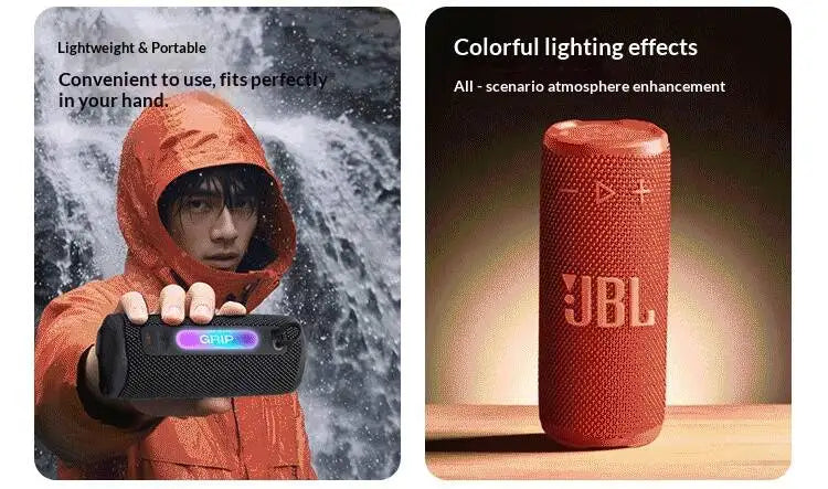 Nuevo Altavoz JBL Grip Mini Shock Bass, Potente Bajo de Frecuencia, Ritmo Impactante, Experiencia de Sonido Sorprendente