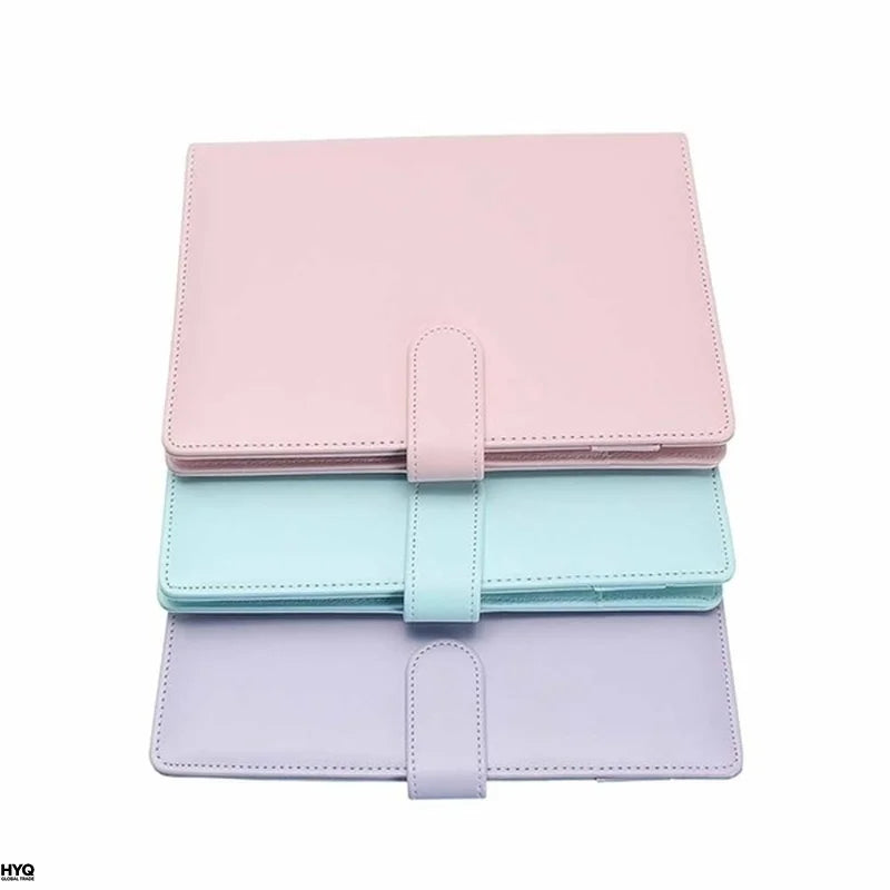 Nueva Carpeta de Anillas Vintage Recargable, Funda para Bloc de Notas, Carpeta de Cuero, Suministros de Oficina