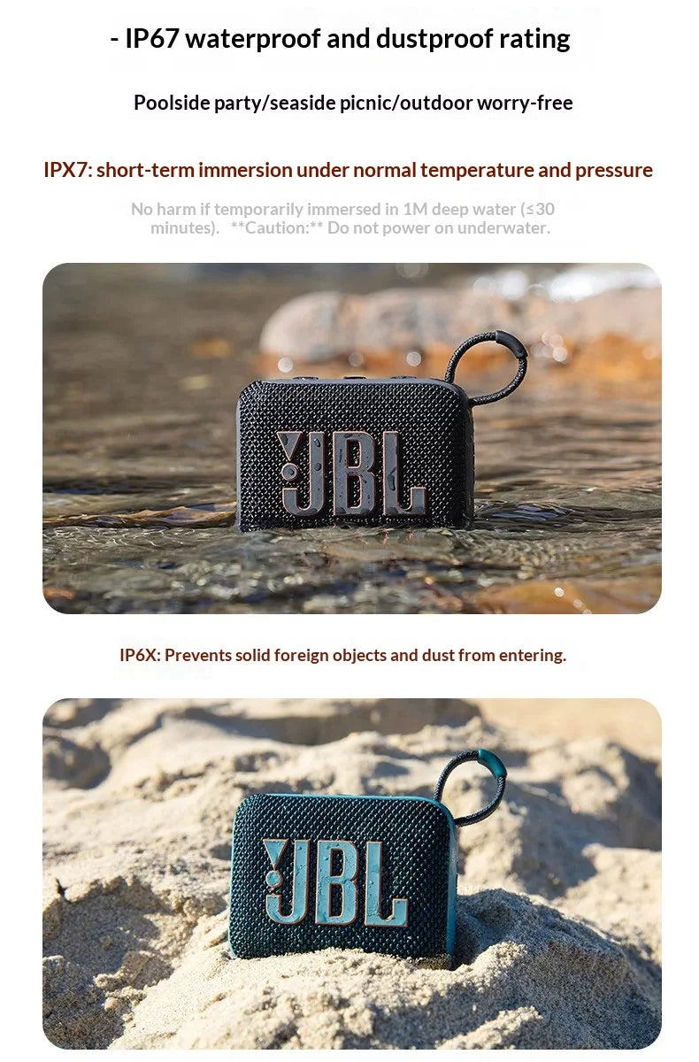 Altavoces de escritorio JBL Go 4 de lujo y elegantes, apariencia exquisita, sistema de sonido de calidad para el hogar y la oficina, para el uso diario.