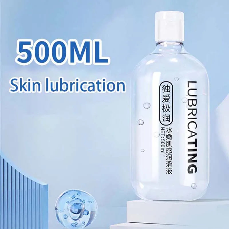 Lubricante íntimo a base de agua 60ML/200ML/500ML Hipoalergénico de secado rápido, no grasoso, fácil de limpiar para hombres y mujeres