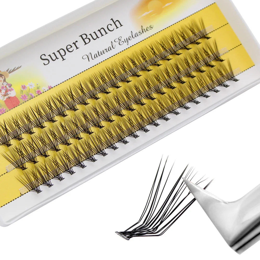 Super manojo nuevo L Curl pestañas postizas de visón 60 grupos Lashtray maquillaje 20D extensiones de pestañas pestañas individuales hechas a mano