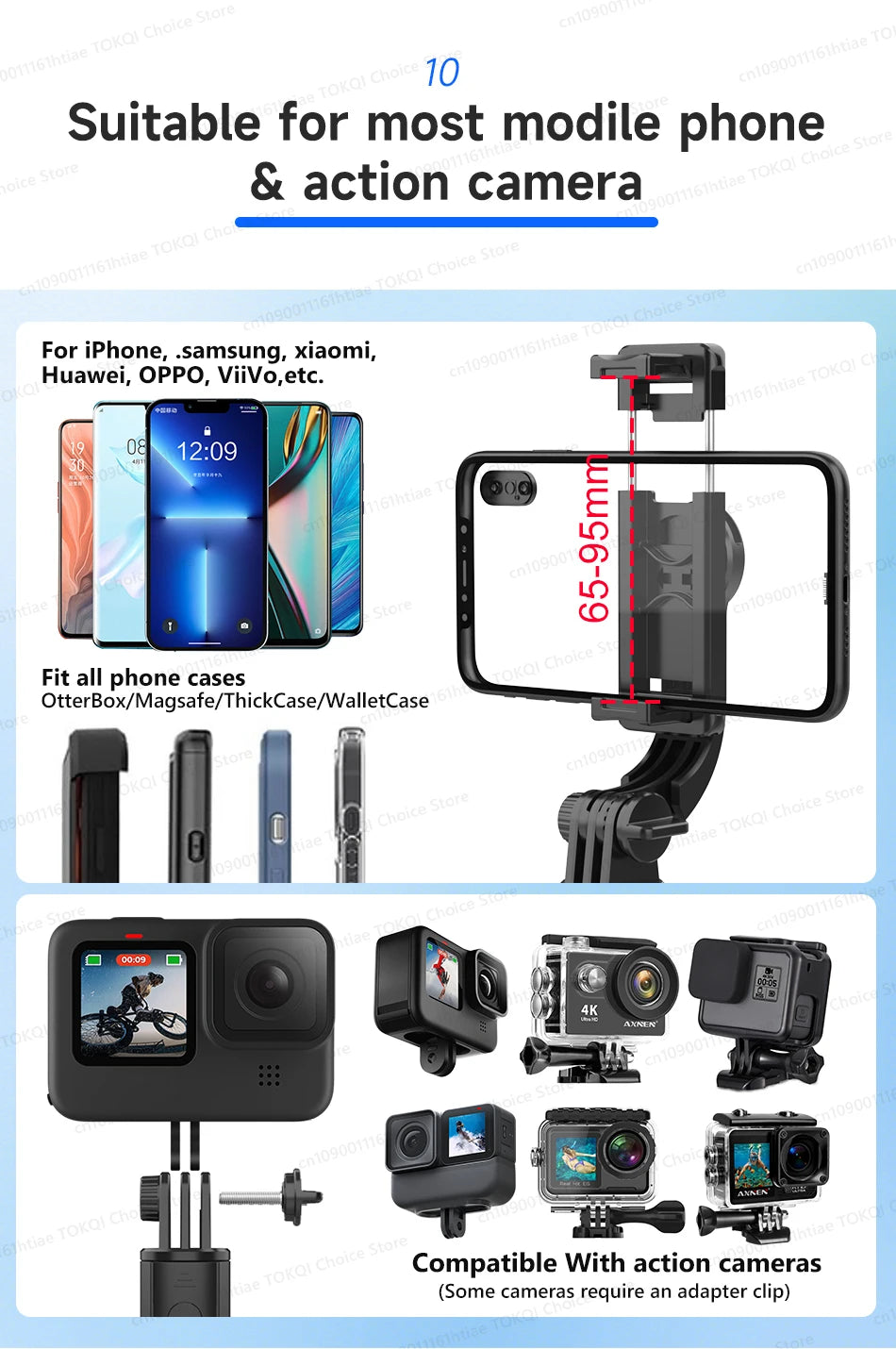 Trípode/palo Selfie F01, soporte para teléfono, Mini trípode portátil con Bluetooth inalámbrico para Android e Iphone, teléfono inteligente, disparo Vlog