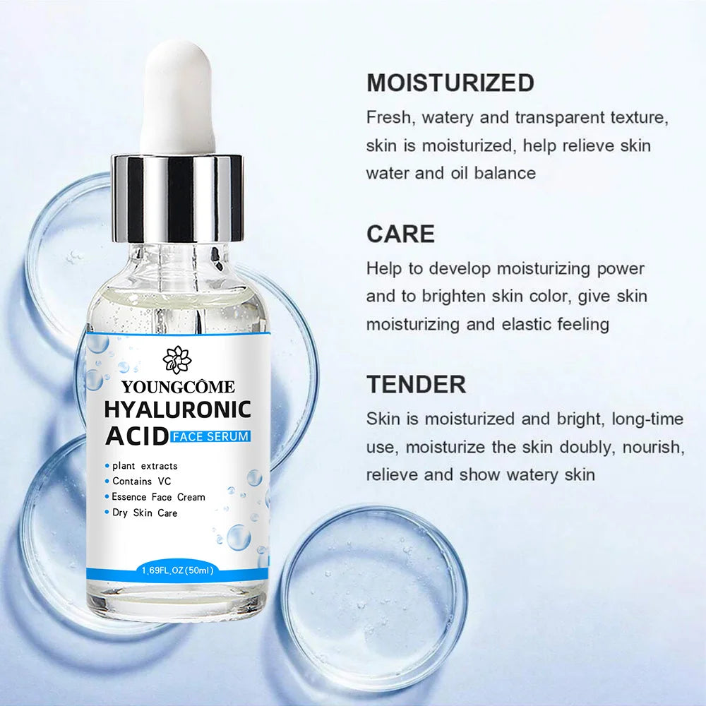 El ácido hialurónico ilumina el tono de la piel, reduce la piel seca hidratante Facial, hace que su piel suaviza productos coreanos para el cuidado de la piel