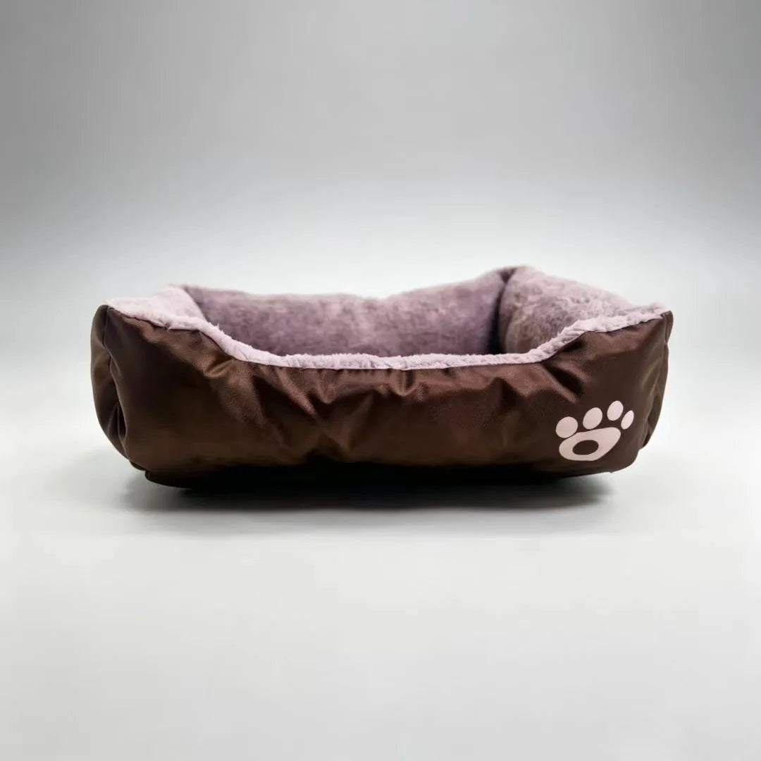 Cama Rectangular de Felpa Suave para Perros, Sofá Cálido Antideslizante para Gatos y Perros Pequeños, Cojín de Corduroy