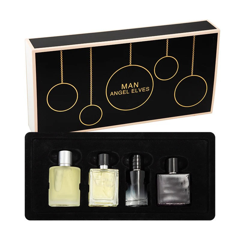 Perfume de marca de lujo para Hombre, Parfums de Colonia para Hombre, 120ml, Perfumes para Hombre, caja de regalo para Hombre, conjunto de 4 Uds., Spray aromático Floral de plantas