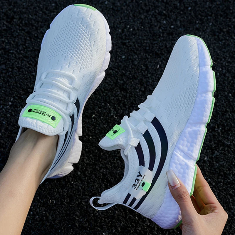 Zapatillas de deporte para hombre, zapatos informales clásicos transpirables, zapatillas de Tenis para hombre, novedad de 2024, zapatos cómodos de malla para exteriores para hombre, Tenis Masculino