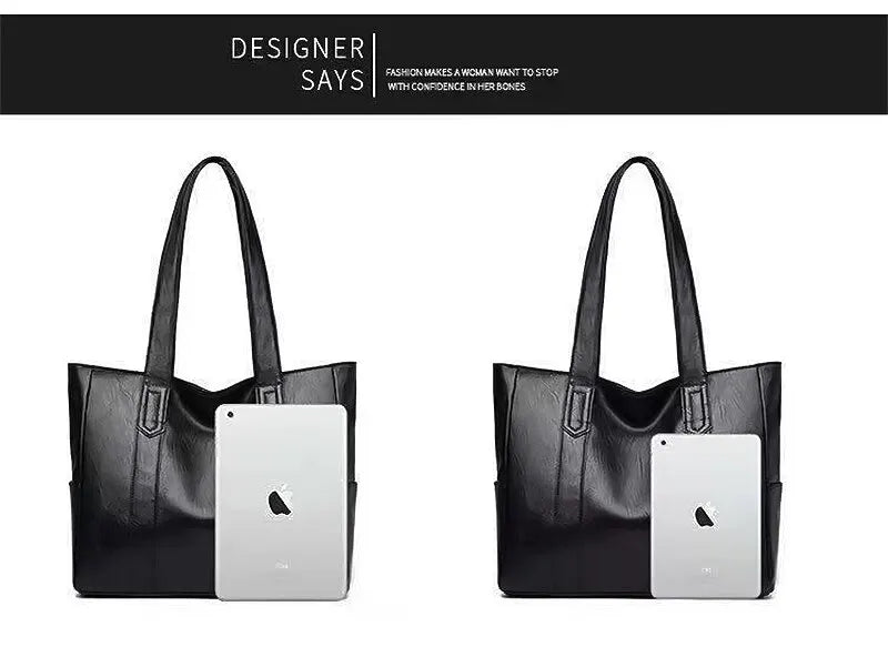 Bolso de mano vintage de gran capacidad, bolso de hombro vegano retro, bolso casual de mujer para ir al trabajo