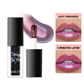 Brillo Labial QIBEST con Efecto Espejo, Hidratante, Cambia de Color, Bálsamo Labial Brillante, Voluminizador, Tinte Labial Diamante de Larga Duración