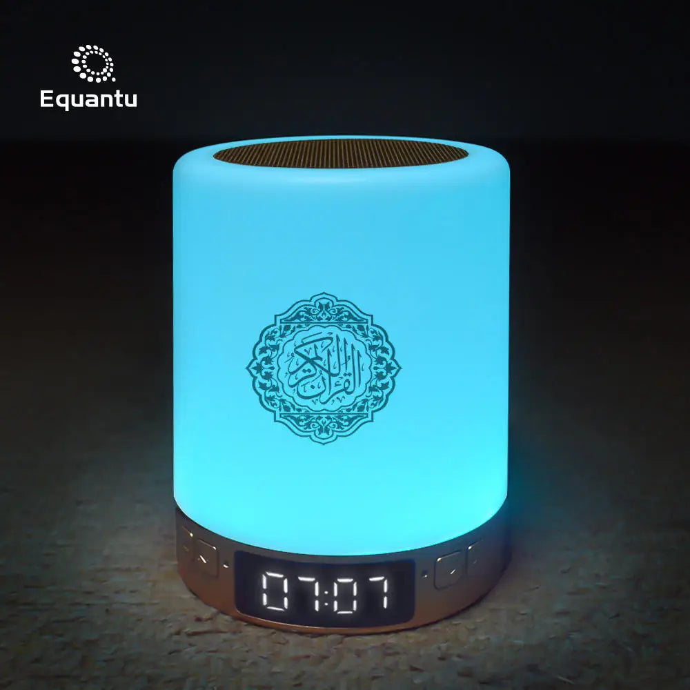 Azan-luz nocturna musulmana, Corán, portátil, inalámbrico, Caixa De Som, Altavoz Bluetooth, caja De sonido De música, lámpara sagrada Blutooth, Mini deflector
