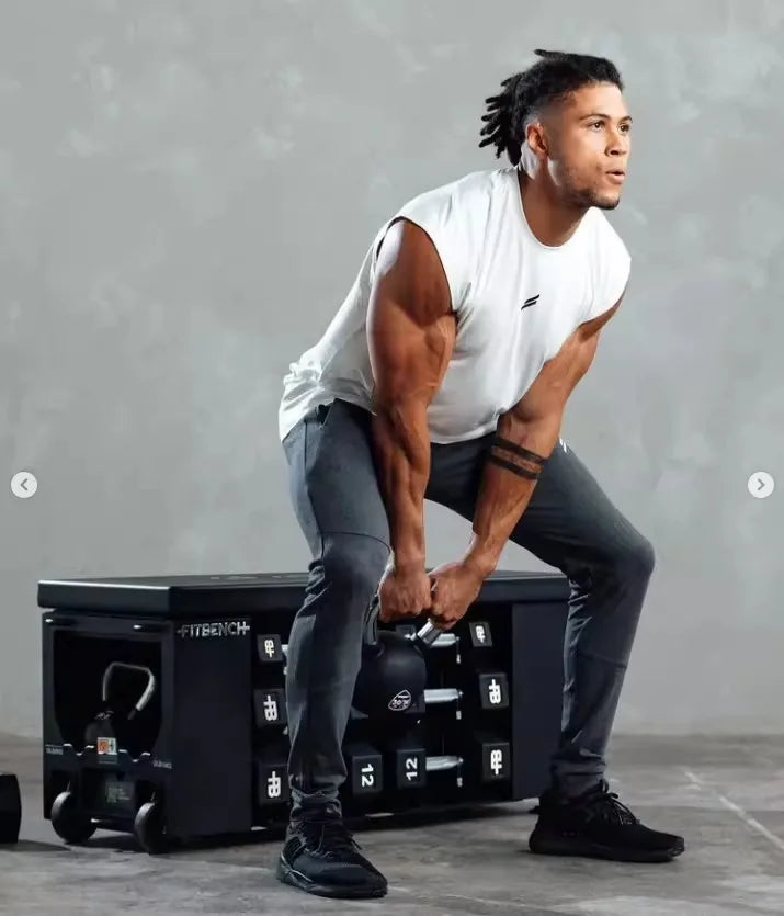 Camiseta sin mangas para hombre, camiseta de culturismo y Fitness de secado rápido, chaleco de baloncesto a la moda para hombre, camiseta sin mangas de gimnasio transpirable de malla para verano para hombre