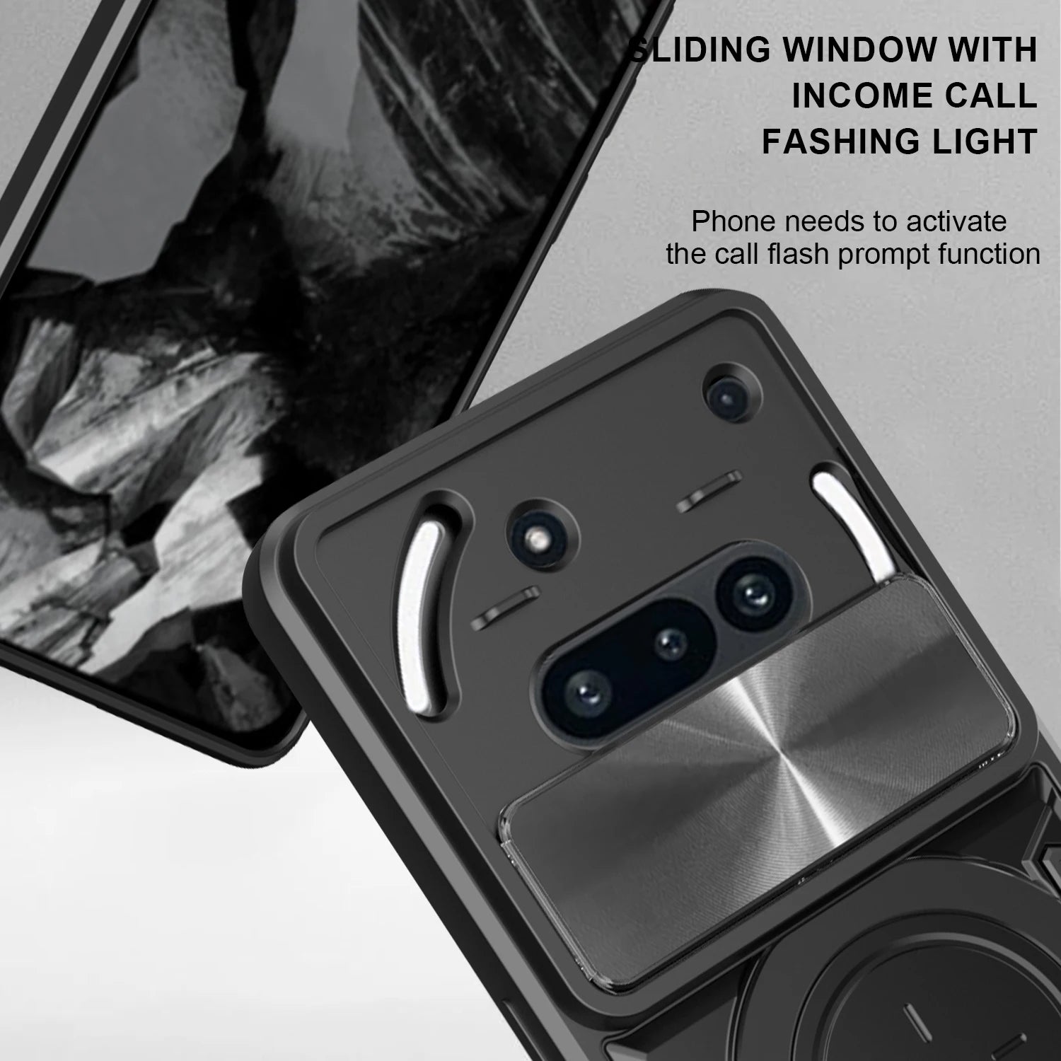 Funda protectora para nada teléfono 3a, funda con soporte de anillo, protección de lente, Fundas Coque Capa