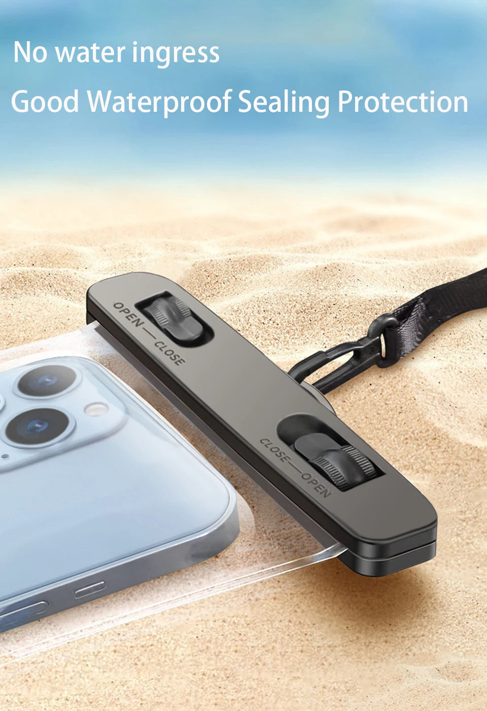 Funda impermeable para teléfono, bolsa protectora Universal para teléfono subacuático, funda protectora para iPhone 11 12 13 14 15 16 Pro