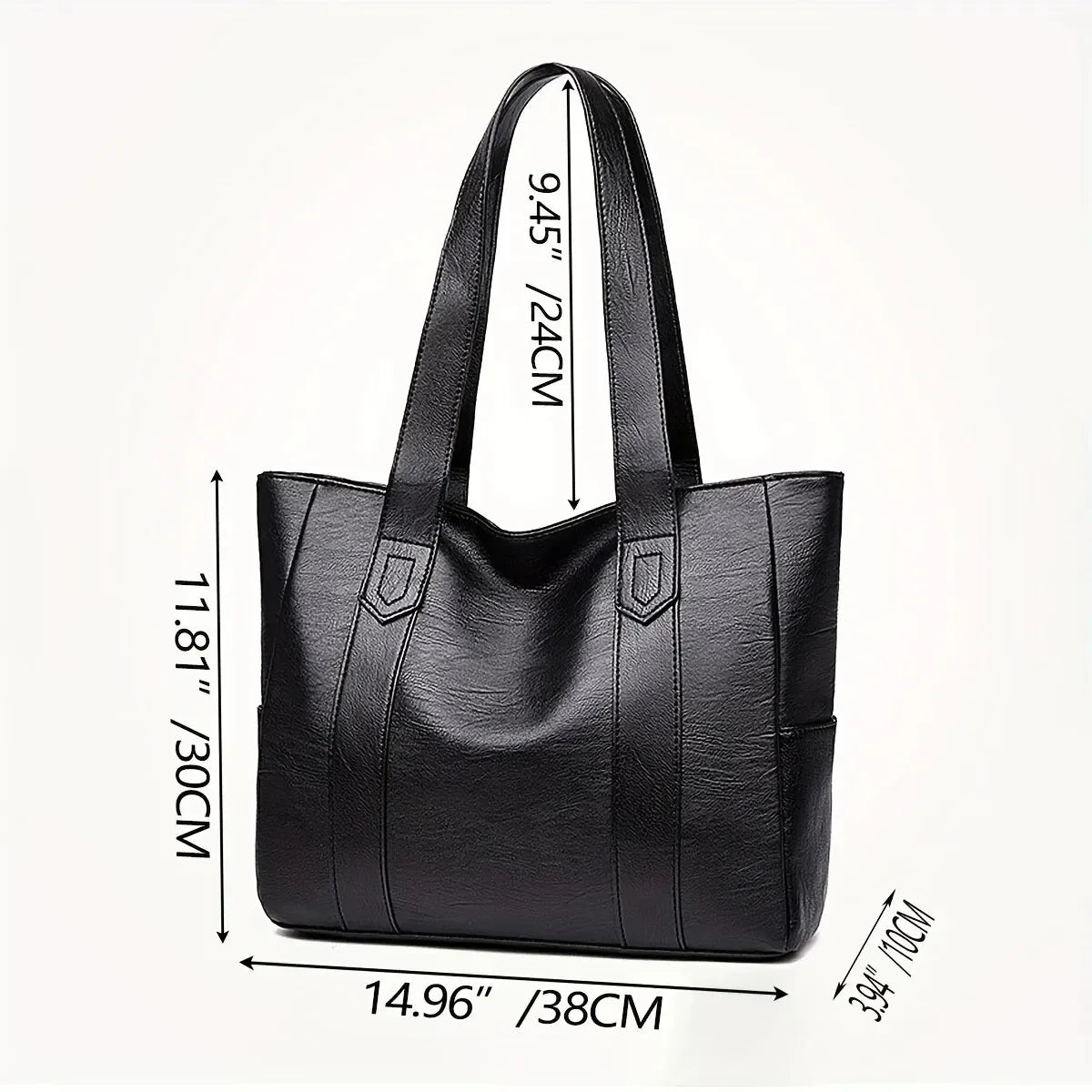 Bolso de mano grande Vintage con capacidad de 2025, bolso informal de hombro vegano Retro para mujer para ir al trabajo