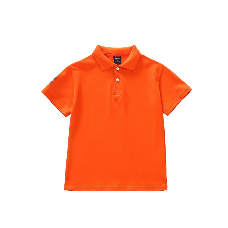 2025 nuevas camisas Polo para niños, camiseta de algodón para niños, ropa para niños, camisetas de manga corta para bebés, camisetas 1-8T