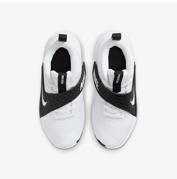 Zapatillas de baloncesto acolchadas Nike Authentic Team Hustle 12 para niños HF6280-101