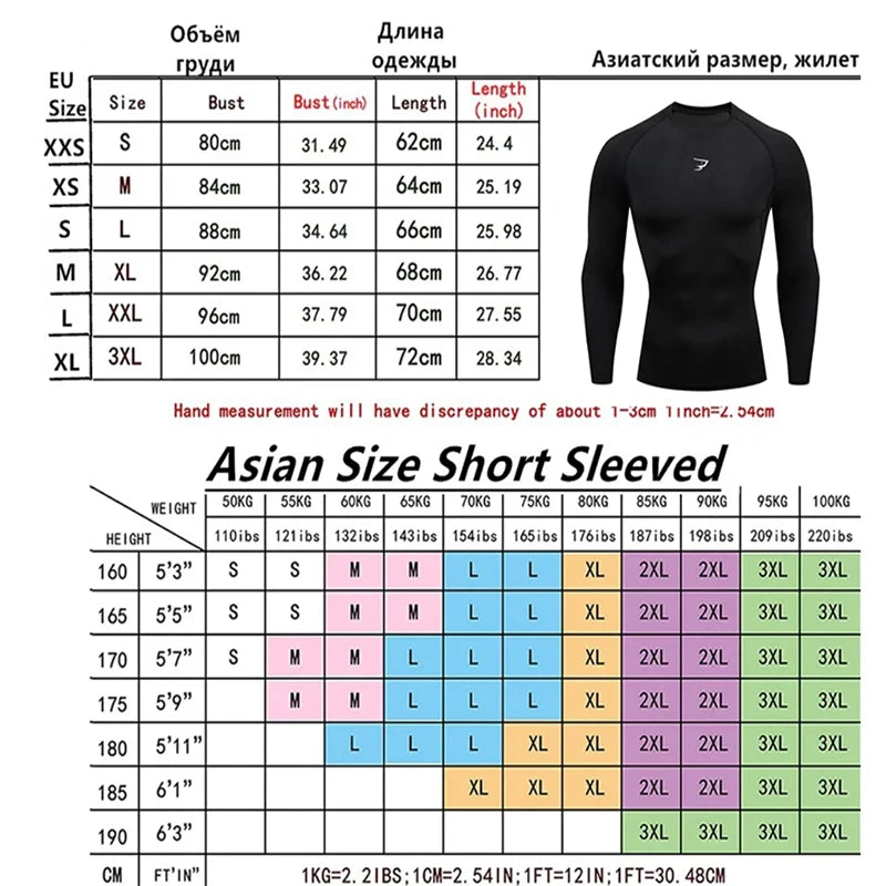 Camiseta de compresión para correr para hombre, camisetas deportivas de manga larga, camisetas deportivas para gimnasio, chándal para correr para hombre, camisetas atléticas para hombre