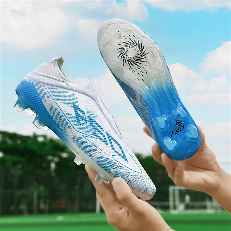 Nuevas botas de fútbol para hombres, zapatos de fútbol antideslizantes de alta calidad, tacos para césped, zapatillas de fútbol sala de alta calidad, zapatillas de deporte para interiores, superventas al aire libre