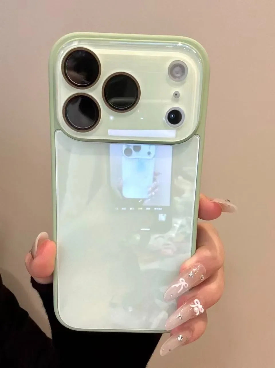 Funda protectora de cámara de vidrio templado de Color caramelo de lujo para iPhone 17 16 15 14 13 12 Pro Max cubierta trasera dura de parachoques a prueba de golpes