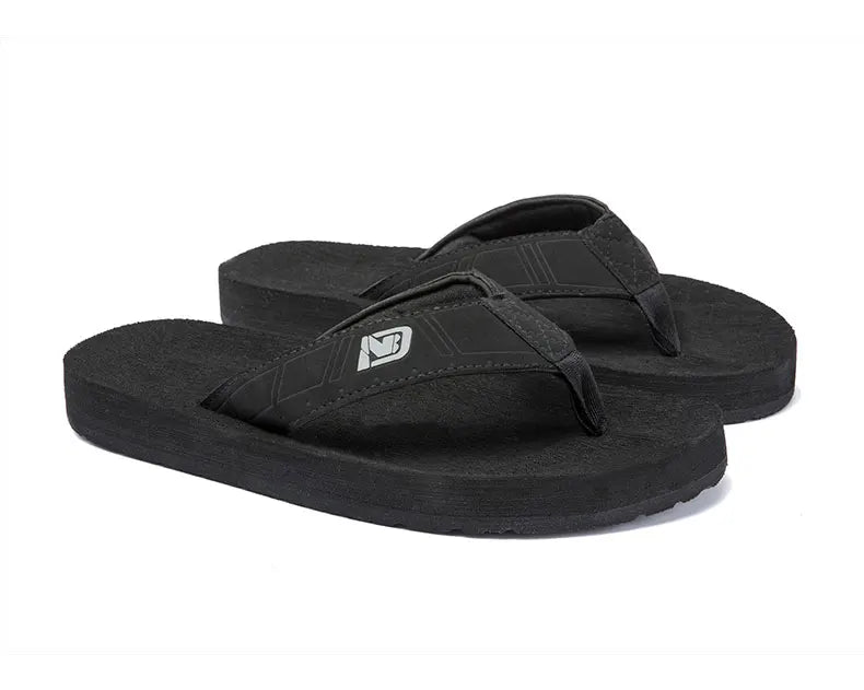 Chanclas informales para hombre, sandalias de playa, antideslizantes, planas, zapatos de casa para interiores, Verano