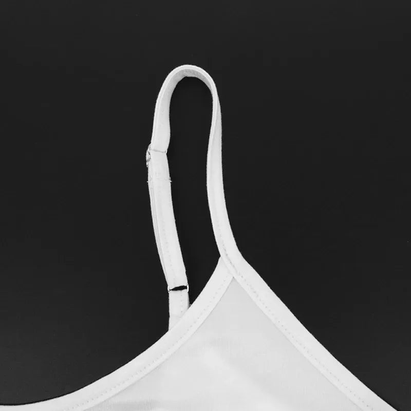 Minivestido Sexy para mujer, novedad de verano, moda blanca, ropa de calle con cuello redondo, vestido sin mangas estampado con tirantes y espalda descubierta, vestido elegante ajustado informal