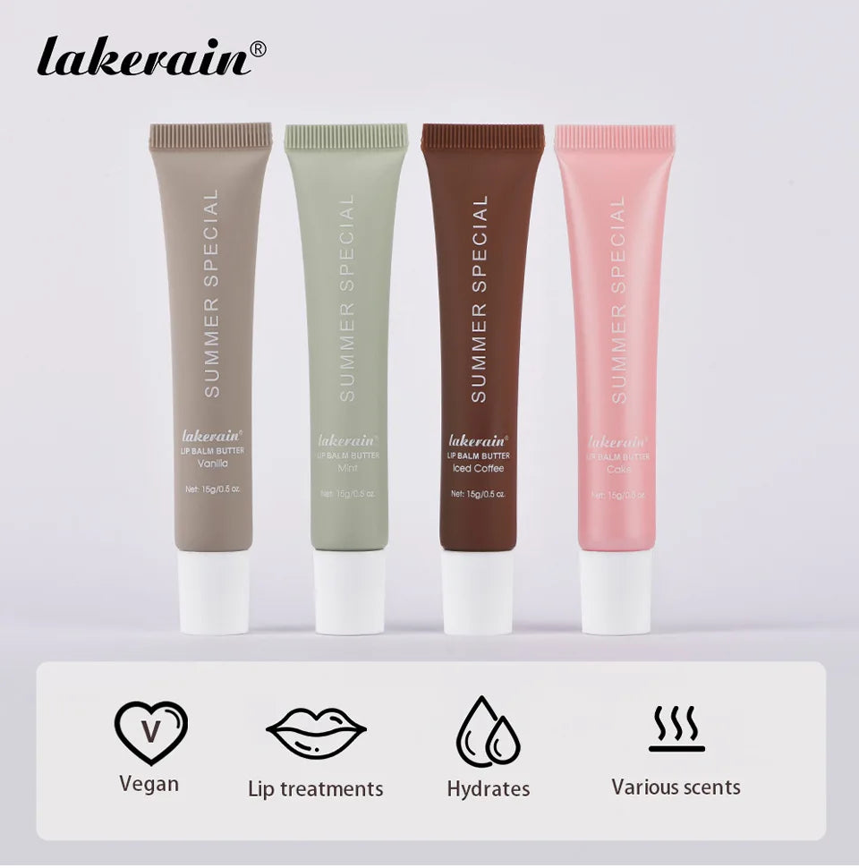 Bálsamo labial hidratante de verano, bálsamo labial hidratante para mantequilla, cuidado diario, bálsamo labial, maquillaje de aceite labial