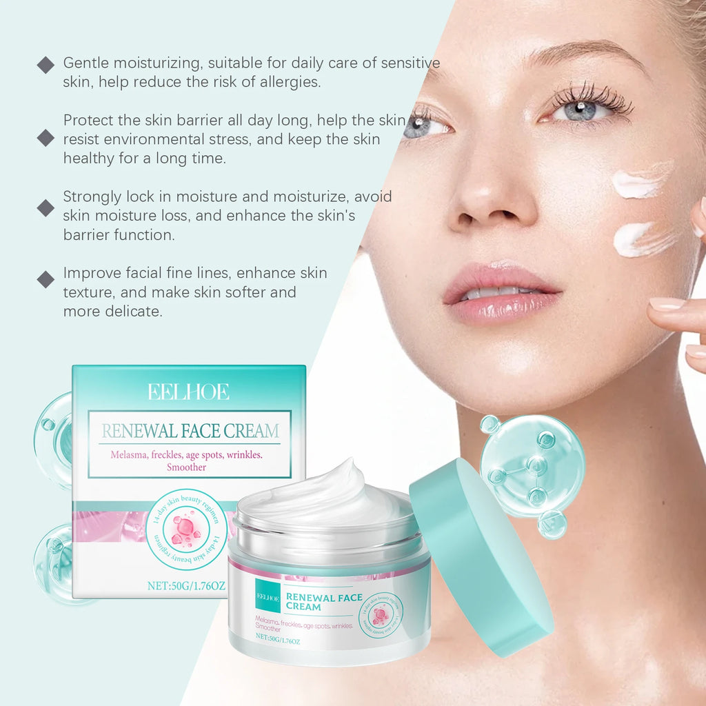 Crema reafirmante de la piel para reducir las manchas oscuras, crema Facial iluminadora, mejora la flacidez, reafirmante, producto para el cuidado de la piel