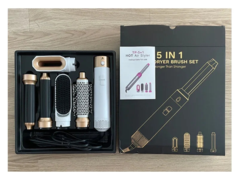 Secador de pelo 5 en 1, juego de peine caliente, plancha rizadora profesional, herramienta de estilismo para Dyson Airwrap, secador de pelo para el hogar
