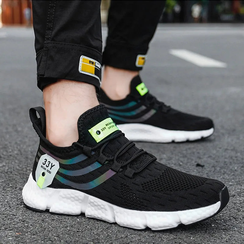 Zapatillas de deporte para hombre, zapatos informales clásicos transpirables, zapatillas de Tenis para hombre, novedad de 2024, zapatos cómodos de malla para exteriores para hombre, Tenis Masculino