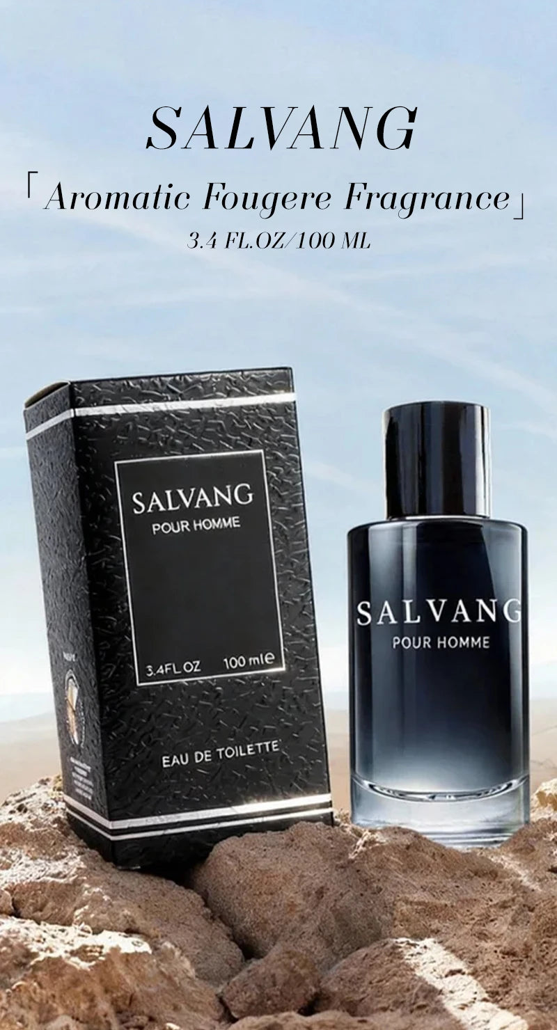 SALVANG Midnight Marine Man Eau De Parfum, 3.4 oz (100 ml). EDP de Larga Duración para Hombre. Haciendo de Él el Regalo Ideal para Caballeros, Perfume para Hombre
