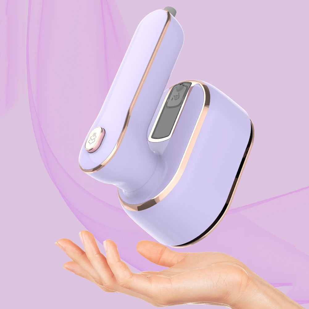 Mini plancha de vapor portátil de mano, vaporizador de ropa en seco y húmedo, doble máquina de planchado de tela para el hogar, Gadget de viaje para el hogar