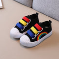 Zapatillas de deporte para niños, zapatos con gancho a la moda para niñas, zapatos de lona informales antideslizantes para estudiantes, zapatos planos de diseñador para primavera y otoño