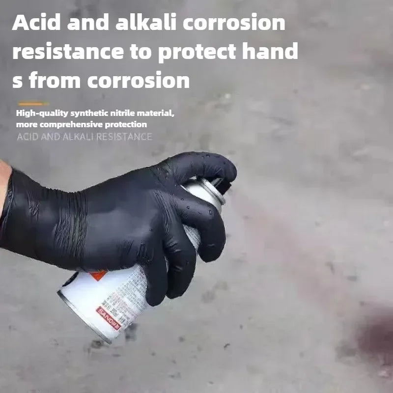 Guantes desechables de nitrilo impermeables para lavar platos, guantes de cocina para el hogar, guantes de limpieza para lavado de perros, guantes de látex para trabajo de alimentos
